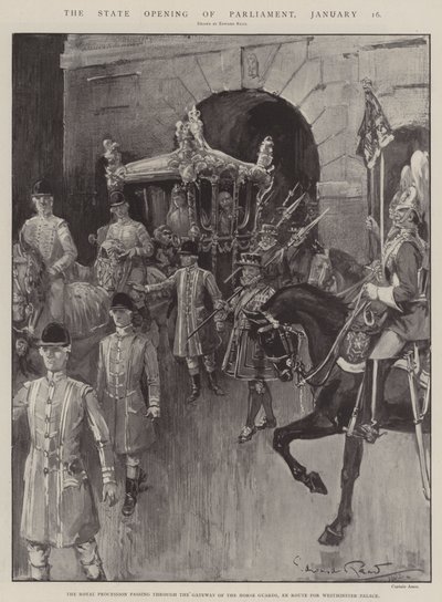 The State Opening of Parliament, 16 January by Edward Read